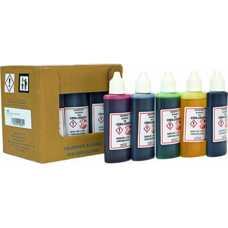 Colorante per cera liquida
