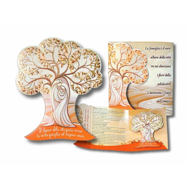 Confezione con quadretto benedizione "Albero della Vita"