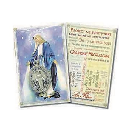 Confezione Medaglia Madonna Miracolosa