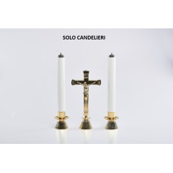 Coppia candelieri a conetto completi