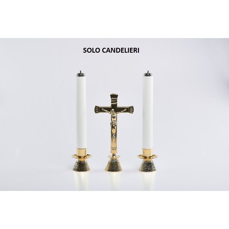 Coppia candelieri a conetto completi