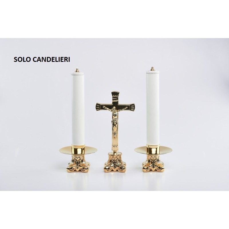 Coppia di candelieri da altare