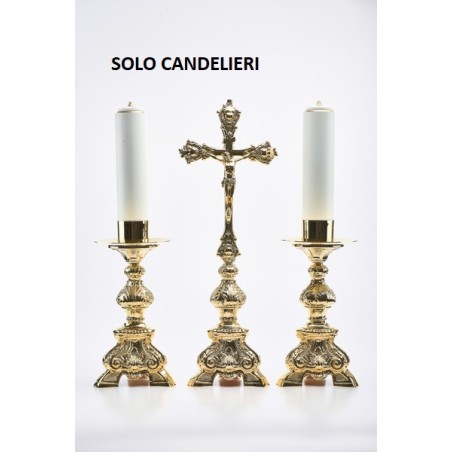 Coppia Candelieri completo cm. 31
