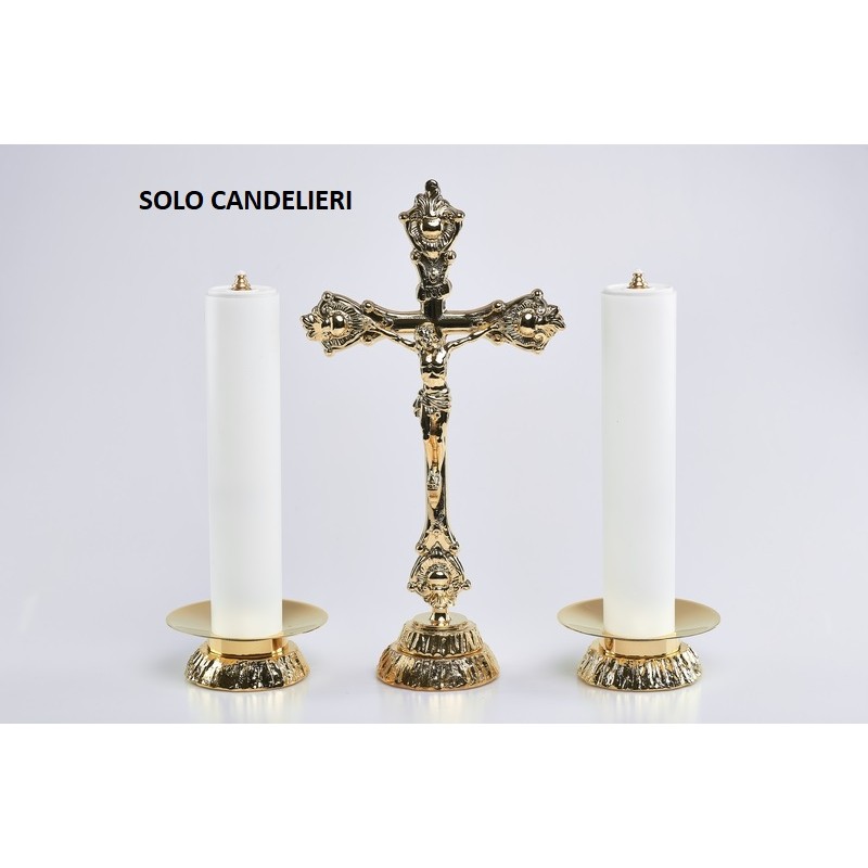 Coppia candelieri in fusione completi