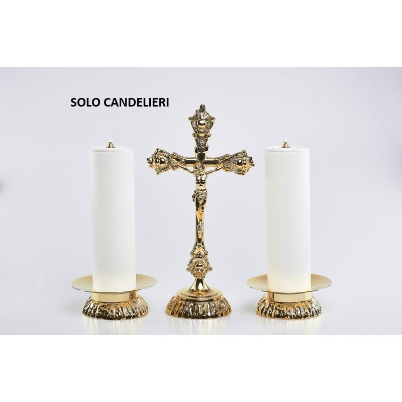 Coppia candelieri in fusione completi