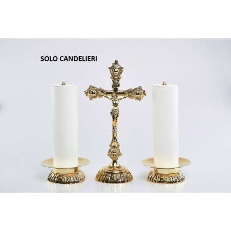 Coppia candelieri in fusione completi