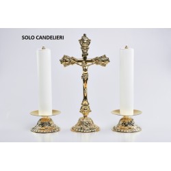 Coppia candelieri in fusione completi