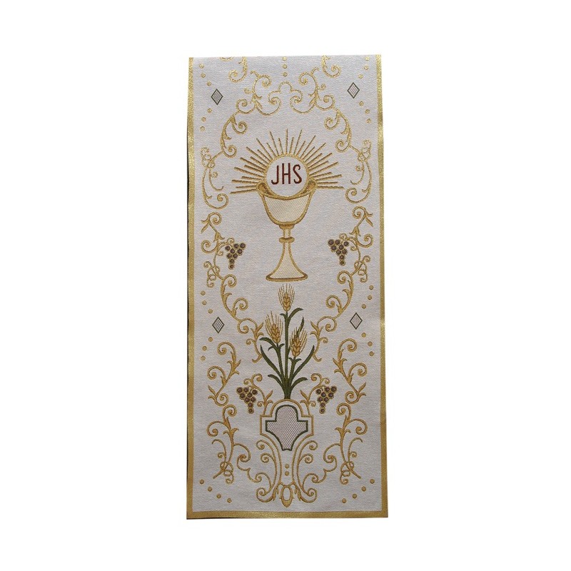 Copriambone ricamo a telaio calice JHS