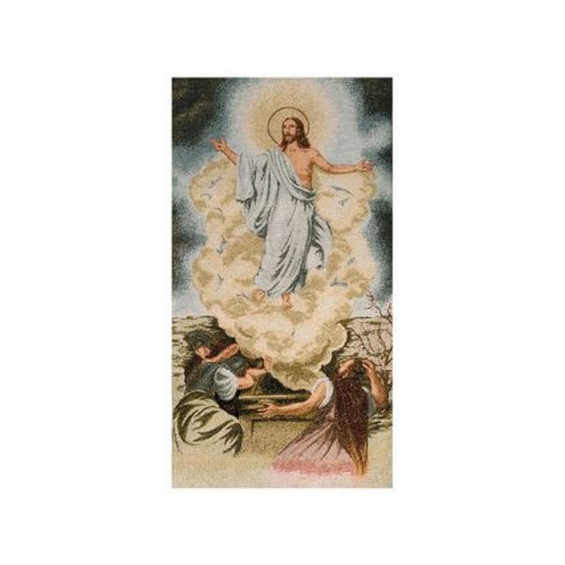 Copriambone ricamo a telaio Resurrezione