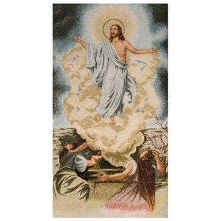 Copriambone ricamo a telaio Resurrezione