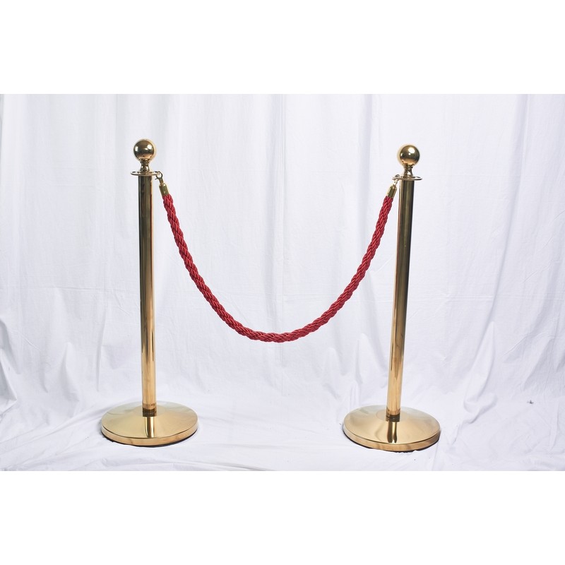 Cordone singolo bordeaux cm. 150 con ganci