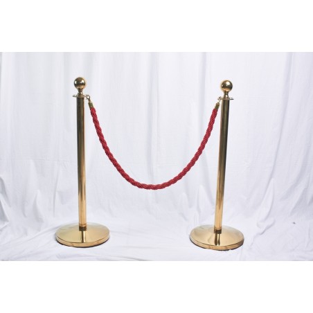 Cordone singolo bordeaux cm. 150 con ganci