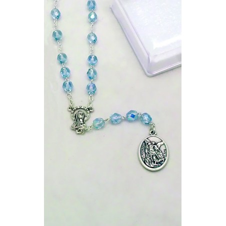 Corona Angelica S. Michele in vetro con cofanetto