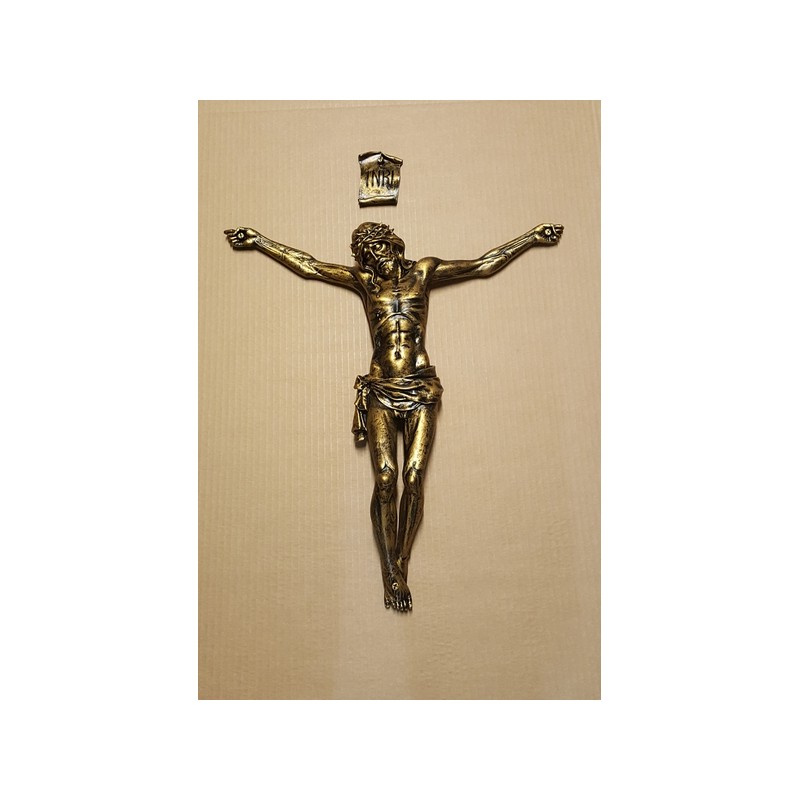 Corpo cm. 45 resina finitura bronzata