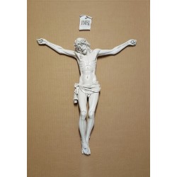 Corpo cm. 45 resina finitura carrara