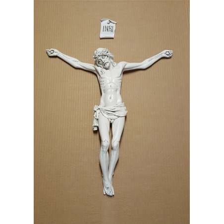 Corpo cm. 45 resina finitura carrara