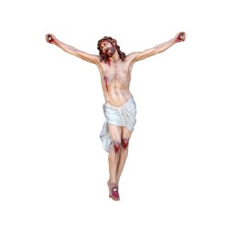 Corpo di Cristo agonizzante in vetroresina cm. 165