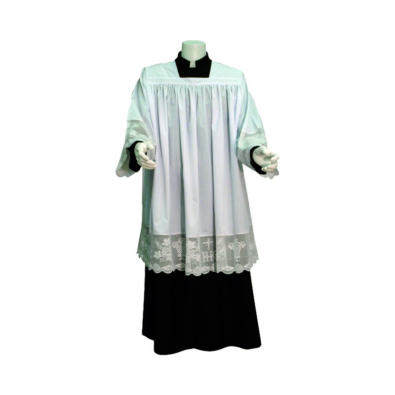 Cotta arricciata con pizzo