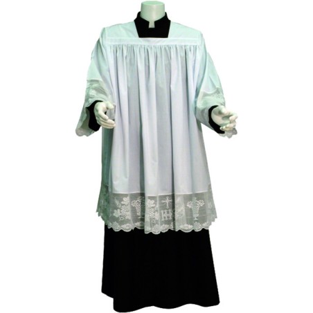 Cotta arricciata con pizzo