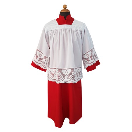 Cotta per chierichetto pizzo calice