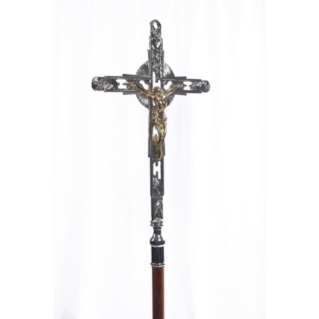 Croce Astile nikel senza base cm. 200x35