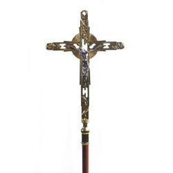 Croce Astile oro senza base cm. 200x35
