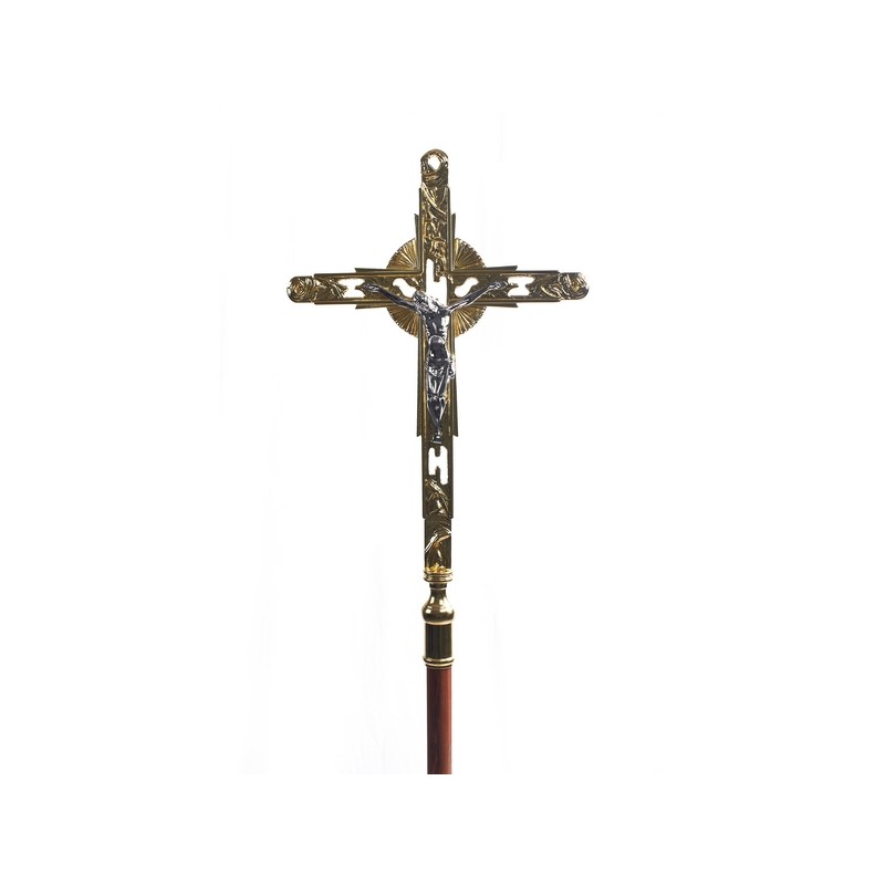 Croce Astile oro senza base cm. 200x35