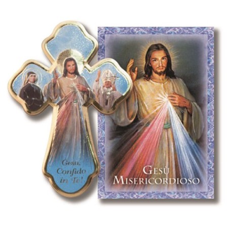 Croce con rilievi Gesù Misericordioso