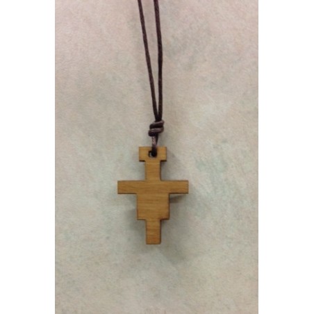 Croce Francescana legno ulivo