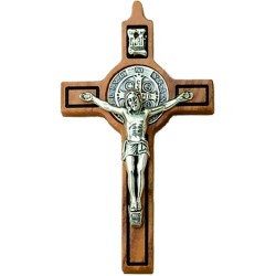 Croce in ulivo S. Benedetto cm. 5 con laccio