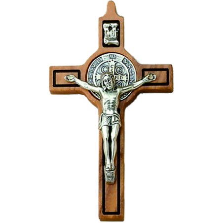Croce in ulivo S. Benedetto cm. 5 con laccio
