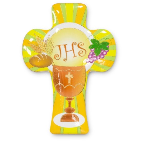 Croce legno comunione da appendere