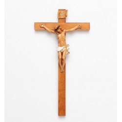 Croce legno corpo pvc cm. 23