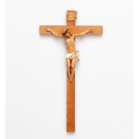 Croce legno corpo pvc cm. 23
