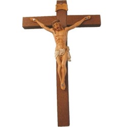 Croce legno corpo pvc cm. 38