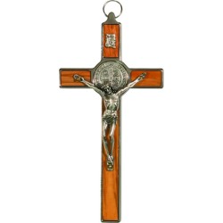 Croce  medaglia San Benedetto da appendere alla parete