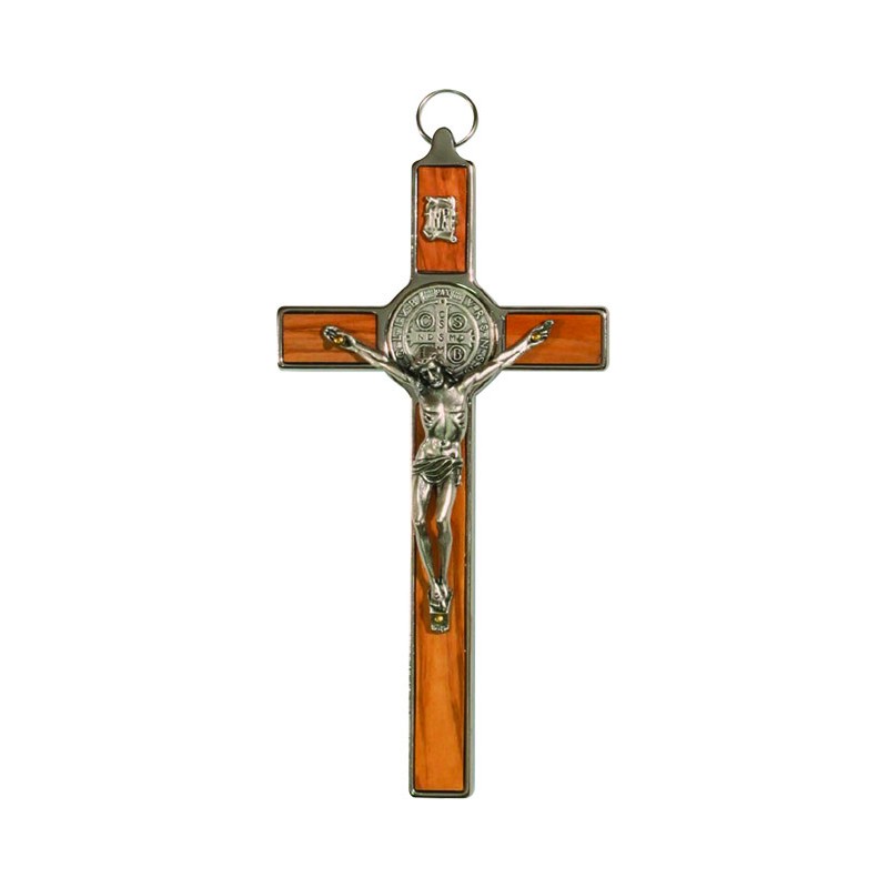 Croce  medaglia San Benedetto da appendere alla parete