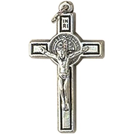 Croce metallo S. Benedetto cm. 4