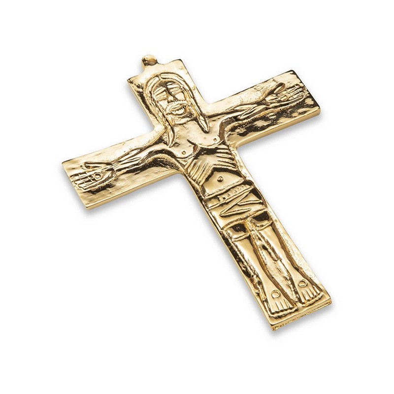 Croce Neocatecumenale con doratura 24k cm. 15x12