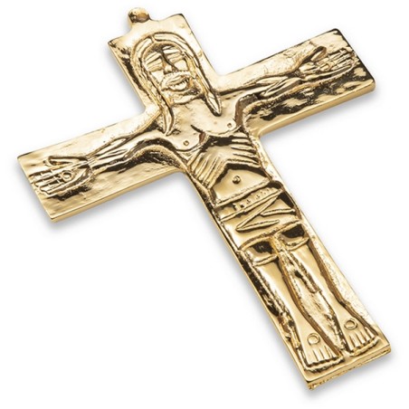 Croce Neocatecumenale con doratura 24k cm. 9x7