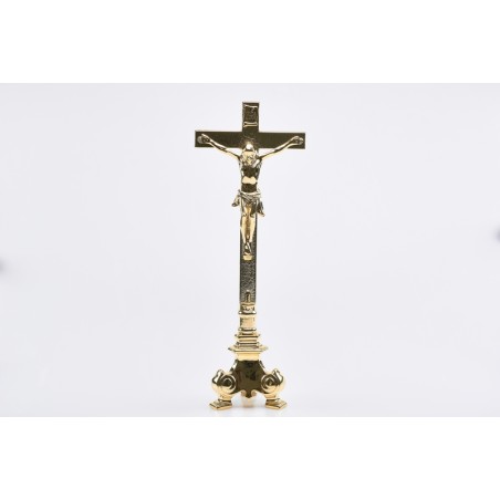 Croce su base barocca alt. cm. 43