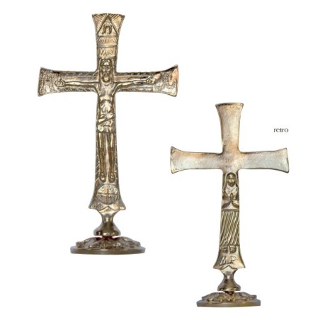 Croce Traditio dorata Neocatecumenale