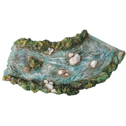 Curva a destra fiume medio