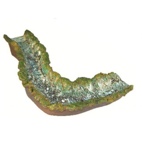 Curva a sinistra fiume piccolo