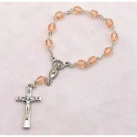 Decina mezzo cristallo iridescente