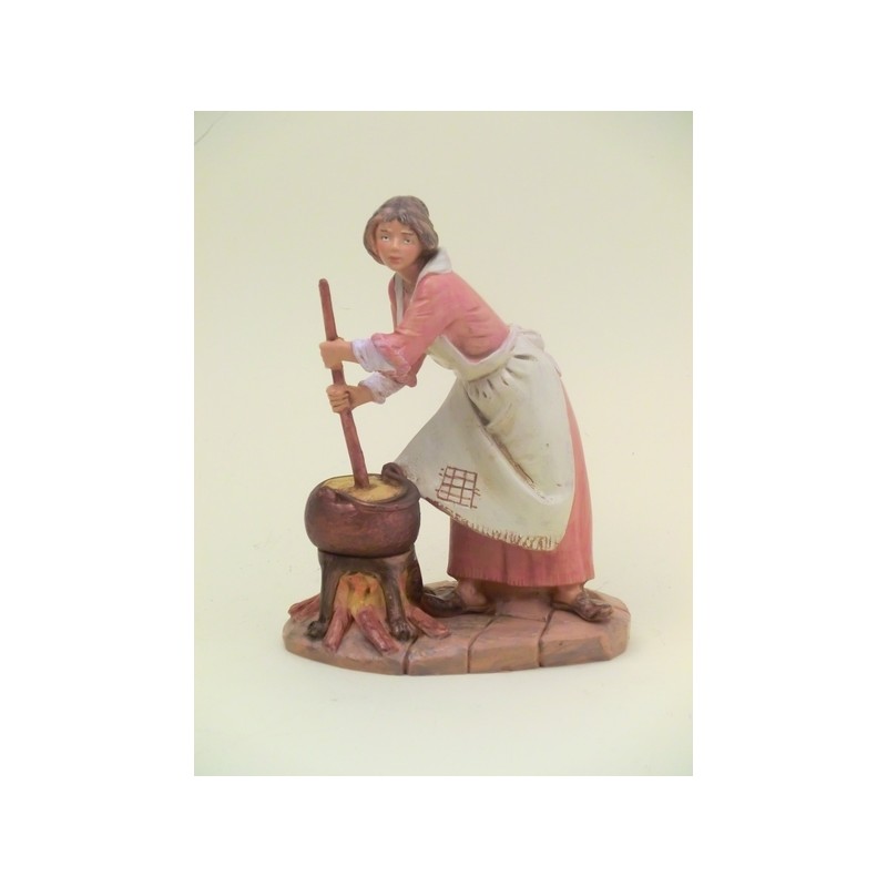 Donna che cucina cm 19