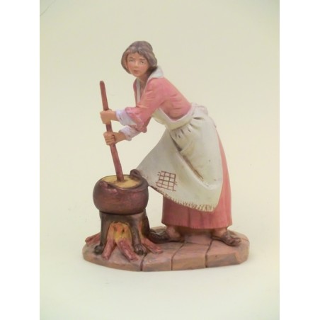 Donna che cucina cm 19