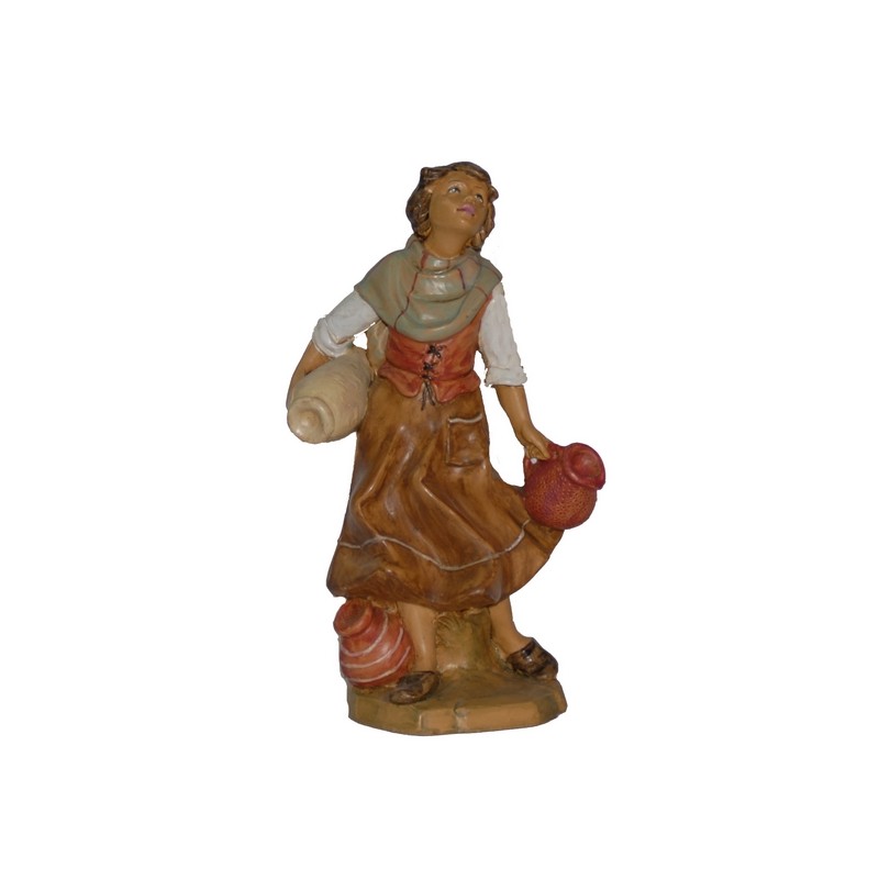 Donna con anfore cm. 20