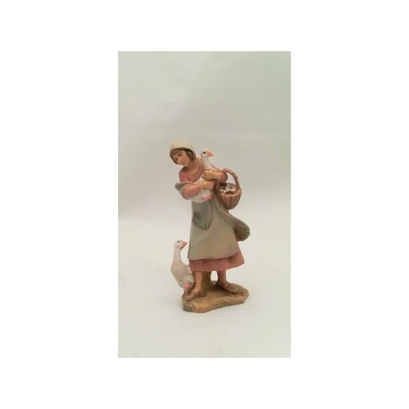 Donna con oca cm 9,5