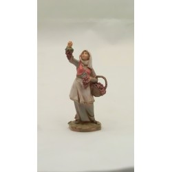 Donna con uva cm. 6,5